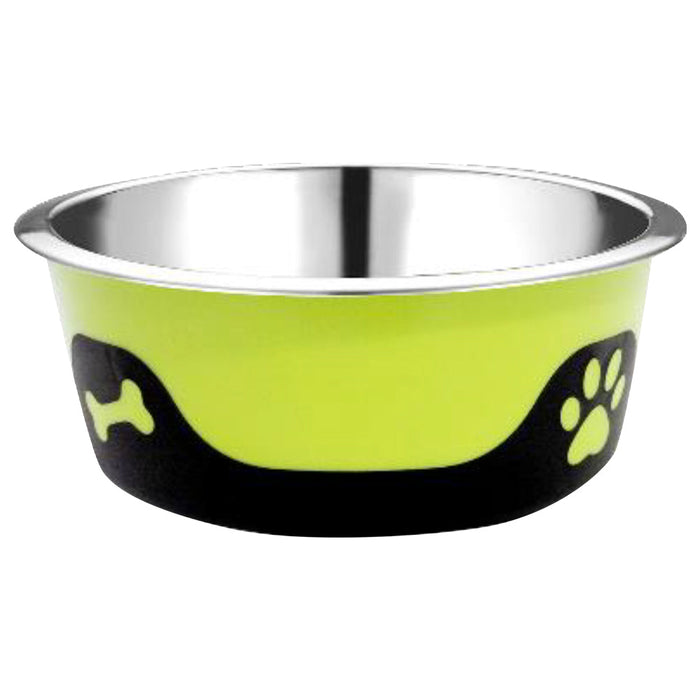 ThermoCool Insulated Pet Bowl Color Green