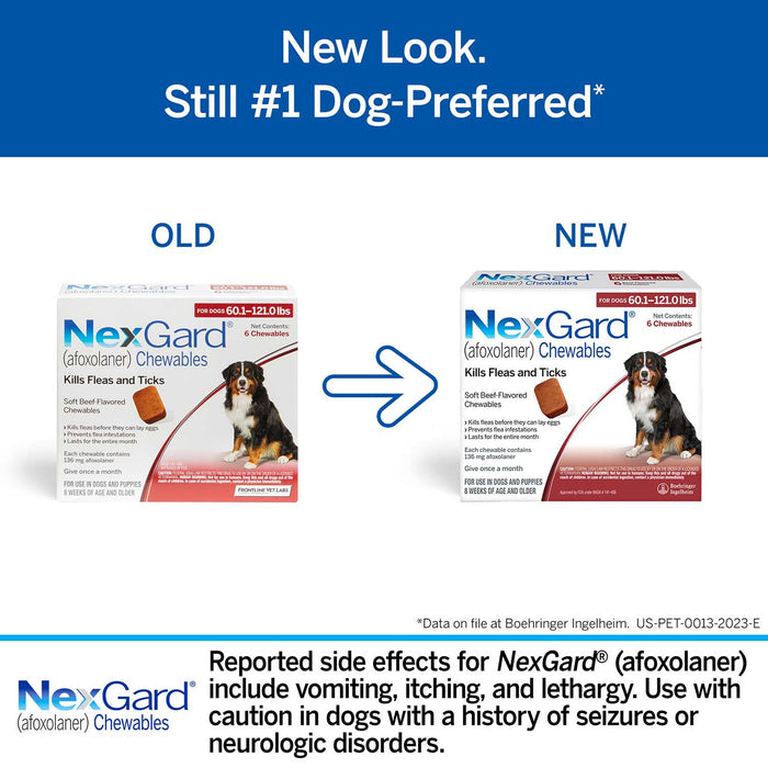 NexGard Flea and Tick Chewables for Dogs - Jeffers - Animal Health & Wellness > Flea & Tick Control