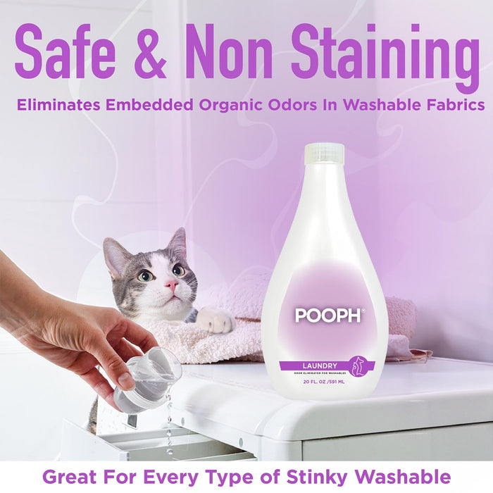 Pooph Pet Laundry Odor Eliminator, 20 oz