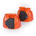 Arma Smooth Gloss Bell Boots Color Bright Orange