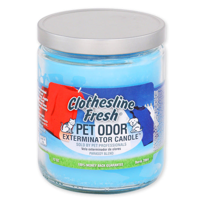 Pet Odor Exterminator Candle, Clothesline Fresh