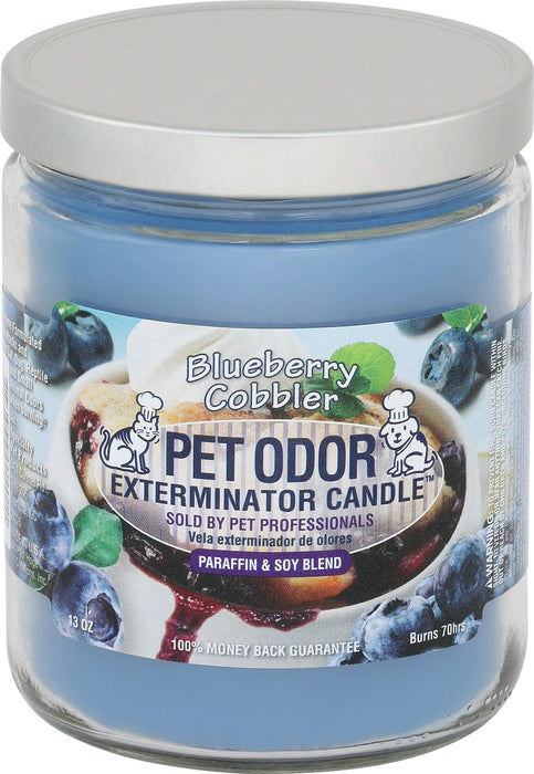 Pet Odor Exterminator Candle, Blueberry Cobbler, 13 oz