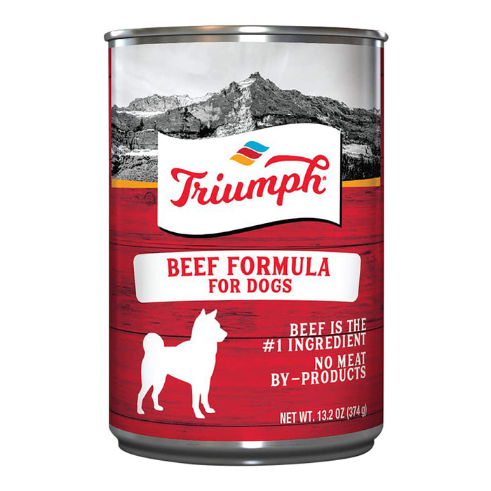 Triumph Dog Food. 13.2 oz Size 13 oz