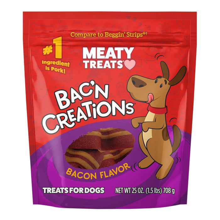 Meaty Treats Bakn Creations Bacon, 25 oz. Size 25 oz