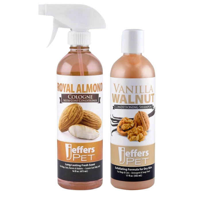 Jeffers Nutty Dog Pet Shampoo & Cologne, 2 Piece Kit