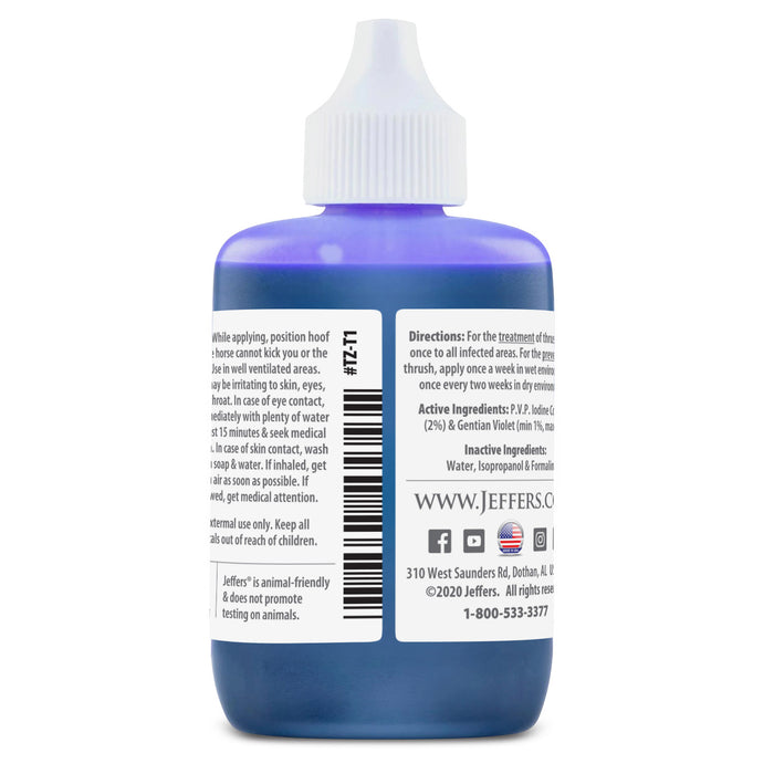 Jeffers Thrush Away Thrush Treatment for Horses, 2 oz