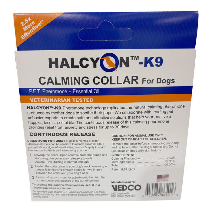 Halcyon K9 Collar Color Blue/Orange