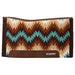 Weaver Synergy Contoured Performance Wool and Felt Stampede Saddle Pad Color Brown & Sand
