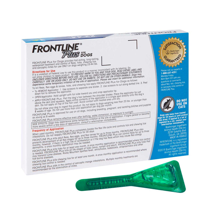 Frontline Plus for Dogs - Jeffers - Animal Health & Wellness > Flea & Tick Control