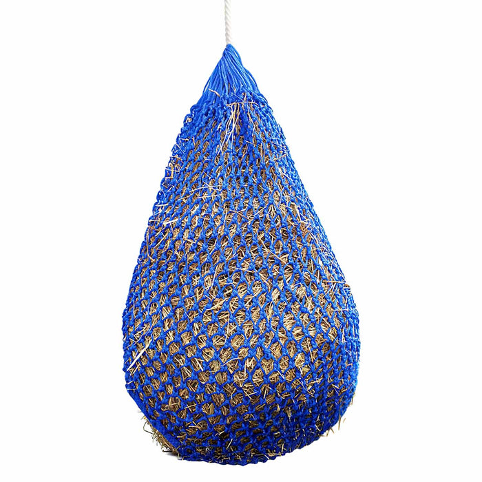Jeffers Ultra Slow Feed 1" x 1" Hay Net for Horses, Royal Blue