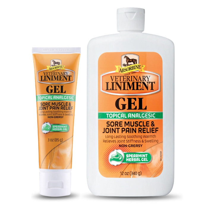 Absorbine Veterinary Liniment Gel, 3 oz and 12 oz Combo Pack - Jeffers - Horse Supplies > Horse Supplies