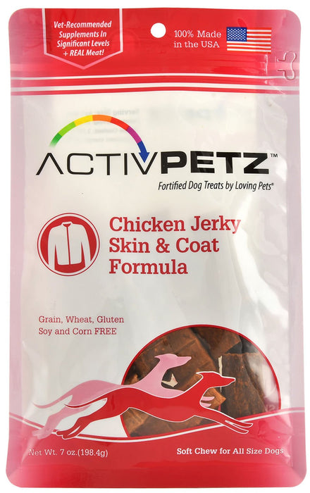 ActivPetz Skin & Coat Jerky Treats - Jeffers - Dog Supplies > Dog Treats > Jerky & Sausages