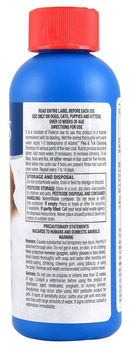 Adams Flea & Tick Cleansing Shampoo - Jeffers - Animal Health & Wellness > Flea & Tick Control