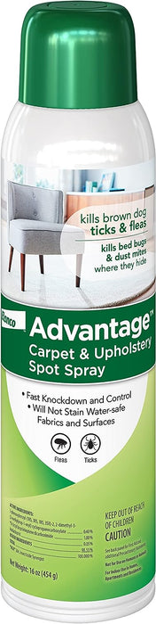 Advantage Carpet & Upholstery Spot Spray, 16 oz - Jeffers - Animal Health & Wellness > Flea & Tick Control