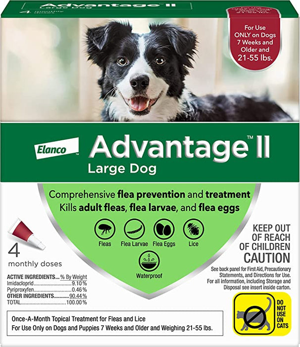 Advantage II for Dogs - Jeffers - Animal Health & Wellness > Flea & Tick Control