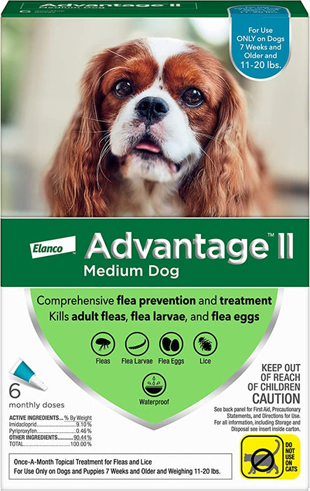 Advantage II for Dogs - Jeffers - Animal Health & Wellness > Flea & Tick Control