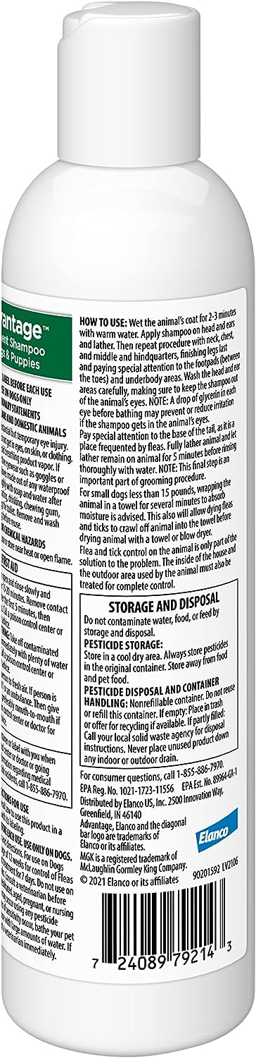 Advantage Treatment Shampoo for Dogs & Puppies - Jeffers - Animal Health & Wellness > Flea & Tick Control