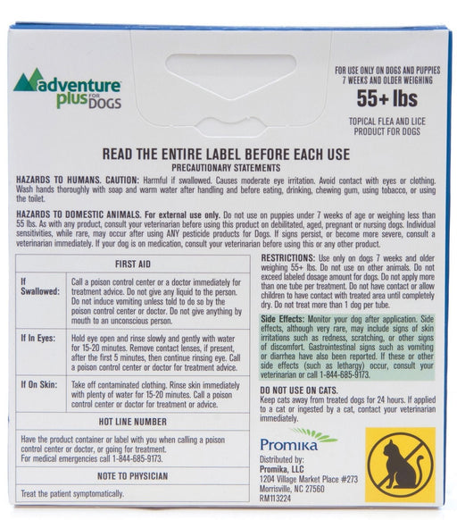 Adventure Plus for Dogs, 4 - Pack - Jeffers - Animal Health & Wellness > Flea & Tick Control