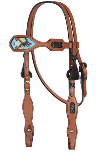 Alamo Saddlery Native American Inlaid Beaded Tack - Jeffers - Horse Supplies > Horse Tack > Bridles & Headstalls