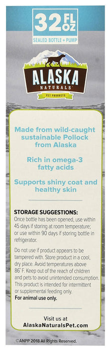 Alaska Naturals Wild Alaskan Pollock Oil for Dogs - Jeffers - Animal Health & Wellness > Skin & Coat Care