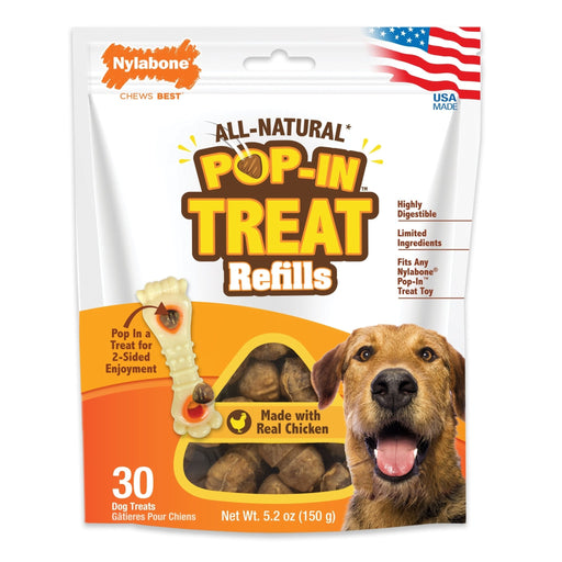 All - Natural Pop - In Dog Treat Refills, Chicken, All Sizes, 30 ct - Jeffers - Dog Supplies > Dog Treats > Chews