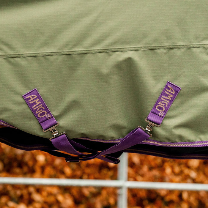 Amigo Hero Ripstop Turnout Sheet, Bramble/Winterberry - Jeffers - Horse Supplies > Horse Blankets & Sheets