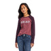 Ariat Girls Varsity Longsleeve T-Shirt, Mulberry/Rose - Jeffers - Children > Girls > Shirts & Tees