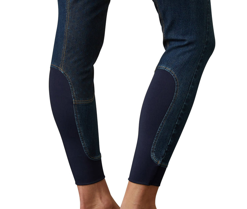 Ariat Halo Denim Full Seat Breech, Birch Marine - Jeffers - Women > Women's Riding & Equestrian Clothes