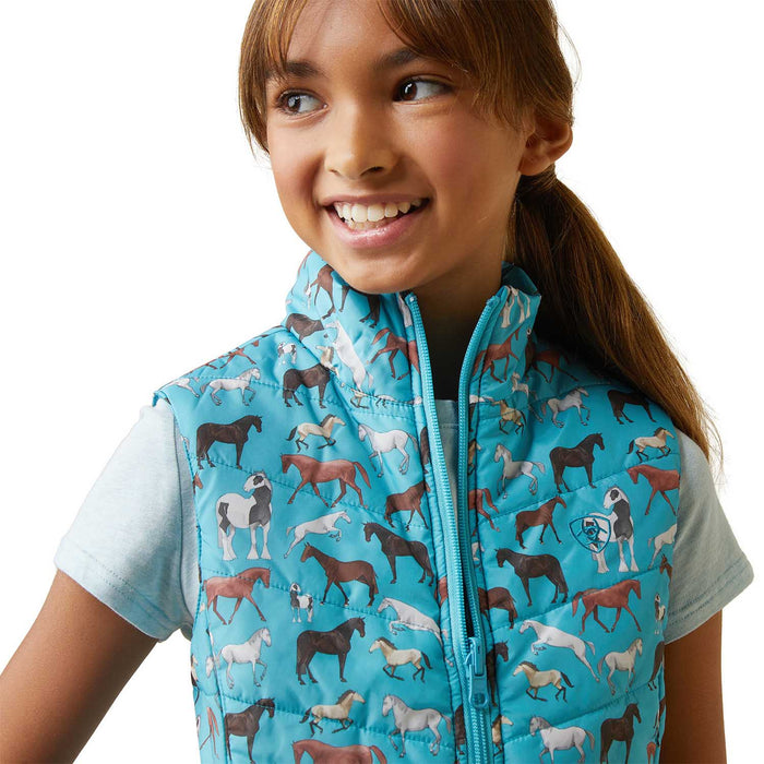 Ariat Kid's Bella Reversible Insulated Vest - Jeffers - Children > Girls > Jackets & Outerwear