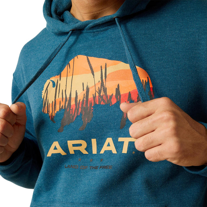 Ariat Mens Bison Plains Hoodie - Jeffers - Farm & Ranch Supplies > Apparel & Accessories