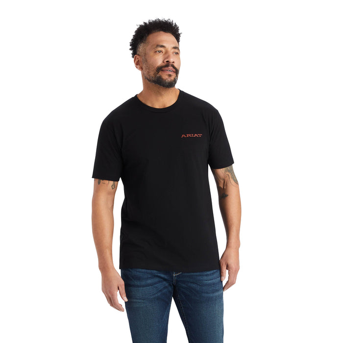 Ariat Men's Bronc Buster T-Shirt, Black - Jeffers - Men > Men's Clothing > Men's Shirts