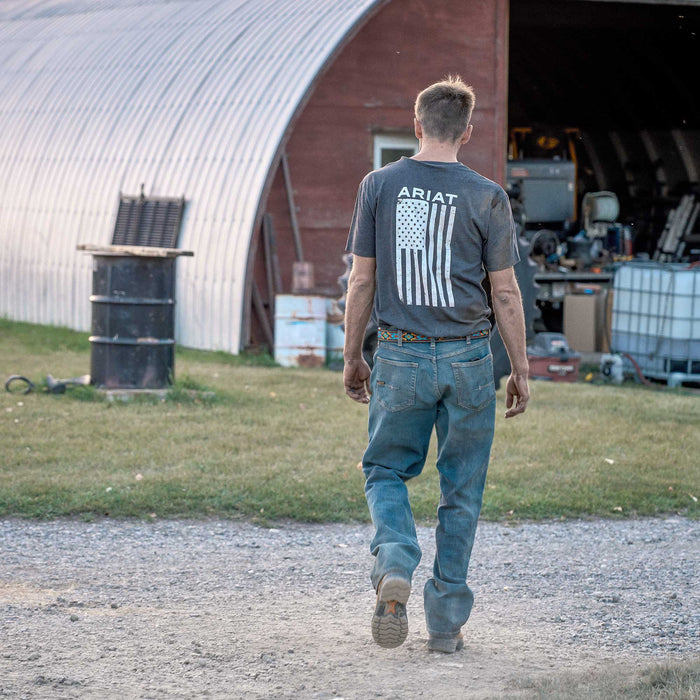 Ariat Mens Freedom Short Sleeve Shirt - Jeffers - Men > Men's Clothing > Men's Shirts