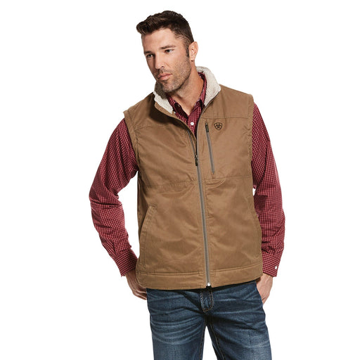 Ariat Mens Grizzly Canvas Insulated Vest - Jeffers - Men > Men's Clothing > Men's Jackets & Outerwear