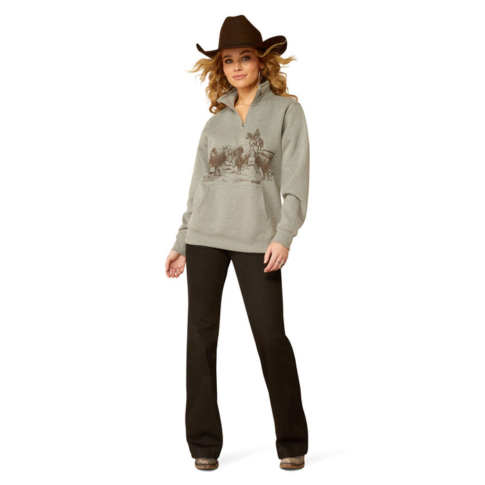 Ariat Women's 1/2 Zip Sweatshirt - Jeffers - Farm & Ranch Supplies > Apparel & Accessories