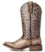 Ariat Women's Circuit Savanna Cheetah Western Boot, Naturally Distressed Brown - Jeffers - Women > Boys > Shoes, Boots