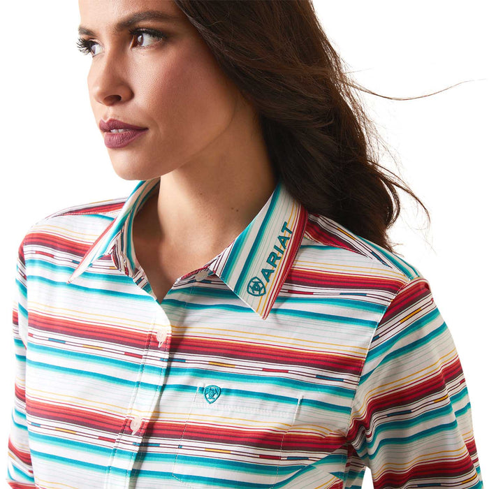 Ariat Women's Kirby Stretch Longsleeve Shirt, Rosa Serape - Jeffers - Women > Women's Clothing > Women's Shirts