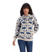 Ariat Womens R.E.A.L. Buffalo Sweatshirt Hoodie, Cream - Jeffers - Women > Women's Clothing > Women's Jackets & Outerwear