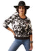 Ariat Women's R.E.A.L. Crew Holstein Cow Print Sweatshirt - Jeffers - Women > Women's Clothing > Women's Shirts