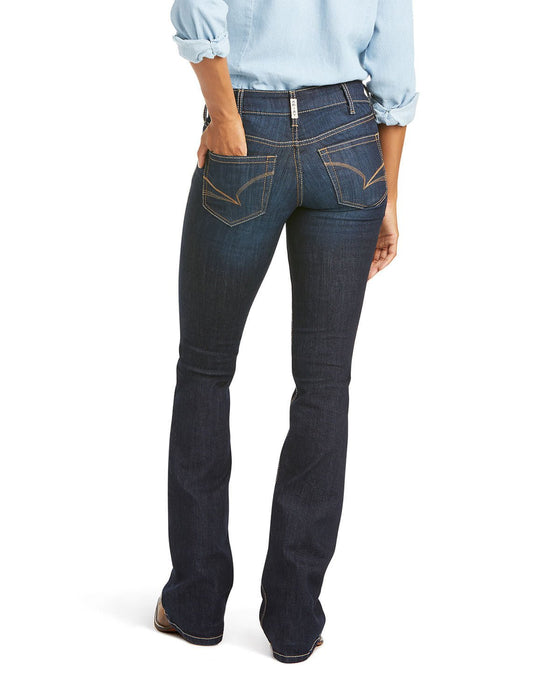 Ariat Women's R.E.A.L. Mid Rise Arrow Fit Jocelyn Boot Cut Jean - Jeffers - Women > Women's Clothing > Women's Jeans, Pants, Shorts