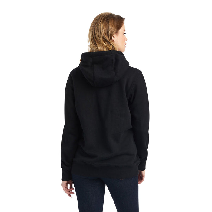 Ariat Women's Real Sequin Logo Hoodie, Black - Jeffers - Women > Women's Clothing > Women's Jackets & Outerwear