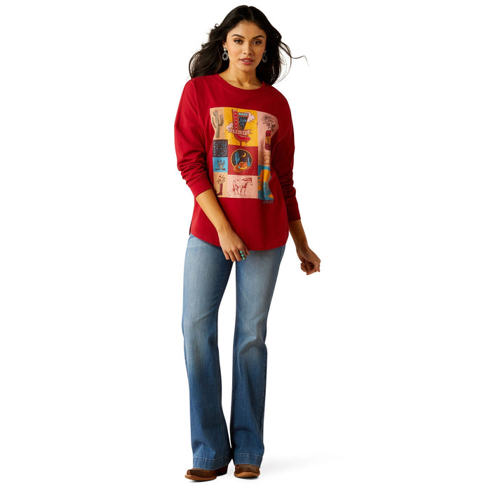 Ariat Women's Roadside Oversized Longsleeve Shirt - Jeffers - Farm & Ranch Supplies > Apparel & Accessories