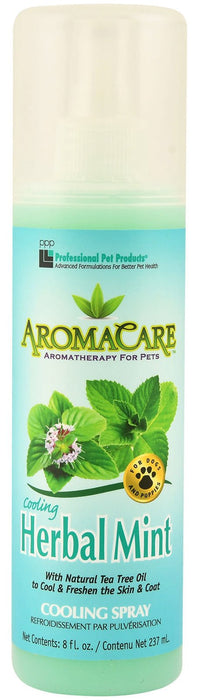 AromaCare Herbal Mint Cooling Spray, 8 oz - Jeffers - Animal & Pet Supplies > Pet Cooling Supplies