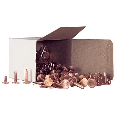 Assorted No. 9 Copper Rivets, 1 lb - Jeffers - Horse Supplies > Riding Apparel & Accessories > Leather Care