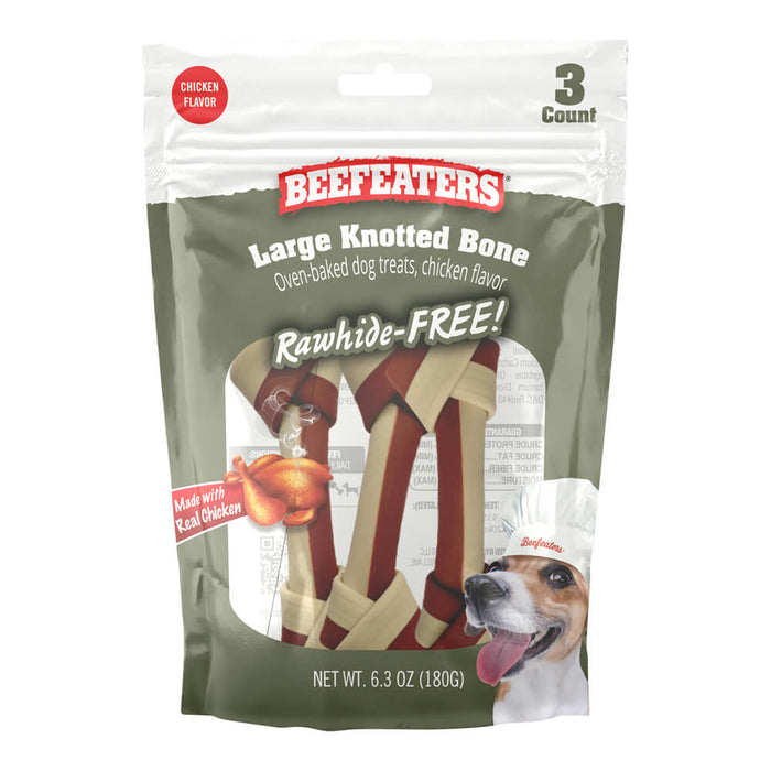 Beefeaters Rawhide Free Knotted Bone - Jeffers - Dog Supplies > Dog Treats