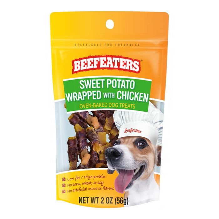 Beefeaters Sweet Potato Wrapped with Chicken - Jeffers - Dog Supplies > Dog Treats > Jerky & Sausages