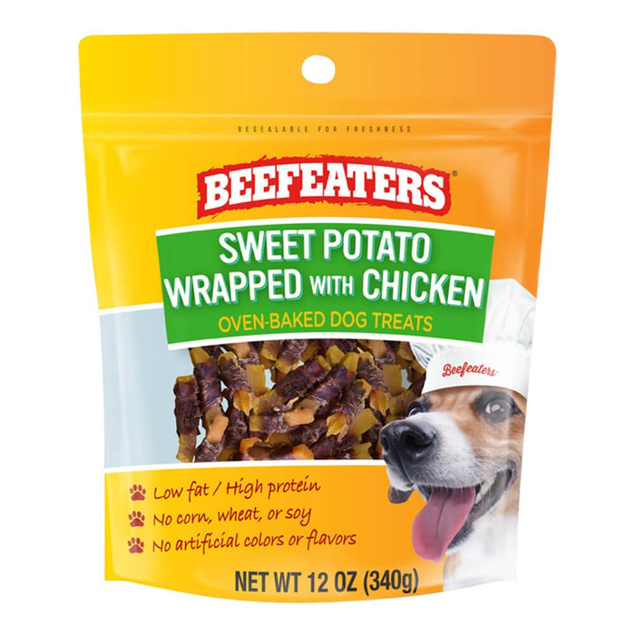 Beefeaters Sweet Potato Wrapped with Chicken - Jeffers - Dog Supplies > Dog Treats > Jerky & Sausages