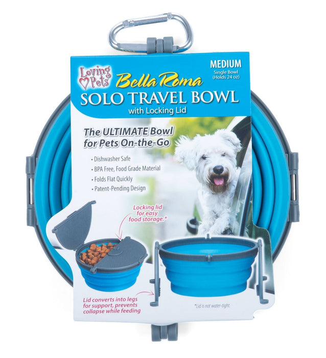 Bella Roma Travel Bowl - Jeffers - Animal & Pet Supplies > Pet Bowls, Feeders & Waterers