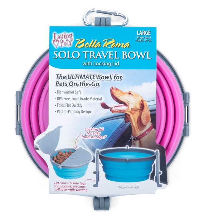 Bella Roma Travel Bowl - Jeffers - Animal & Pet Supplies > Pet Bowls, Feeders & Waterers