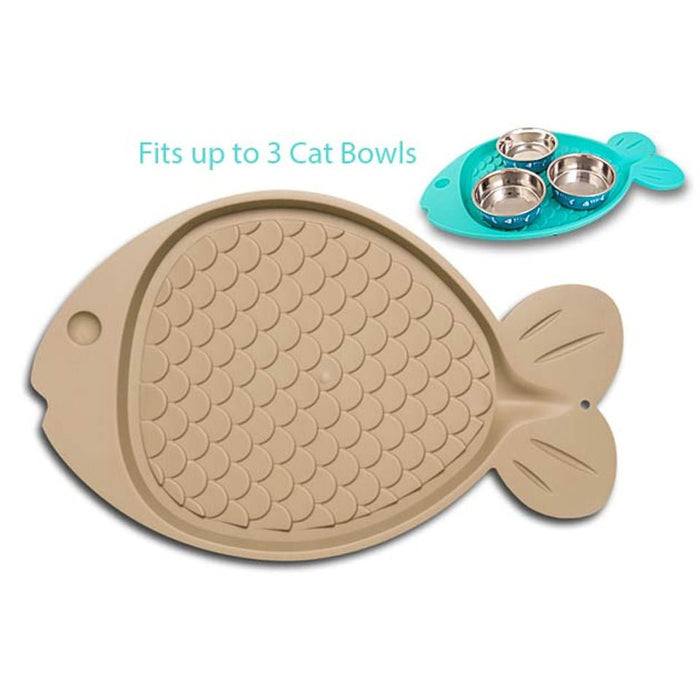 Bella Spill - Proof Cat Mat - Jeffers - Animal & Pet Supplies > Pet Bowls, Feeders & Waterers