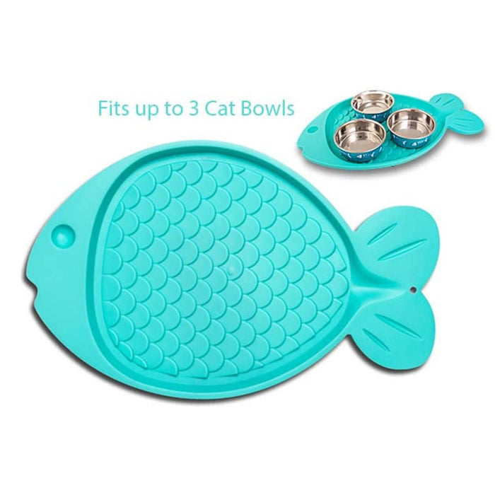 Bella Spill - Proof Cat Mat - Jeffers - Animal & Pet Supplies > Pet Bowls, Feeders & Waterers